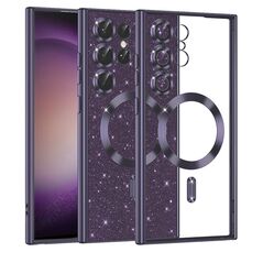 Techsuit Case for Samsung Galaxy S23 Ultra - Techsuit Luxury Glitter MagSafe - Deep Purple 5949419131507 έως 12 άτοκες Δόσεις