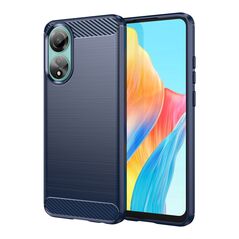 Techsuit Husa pentru Oppo A78 4G - Techsuit Carbon Silicone - Blue 5949419164116 έως 12 άτοκες Δόσεις