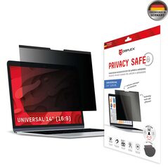 Displex Universal Laptop Sleeve 14", 16:9 - Displex Laptop Privacy Safe - Black 4028778119201 έως 12 άτοκες Δόσεις