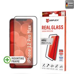 Displex Folie pentru iPhone 12 Pro Max - Displex Real Glass Full Cover - Black 4028778110499 έως 12 άτοκες Δόσεις