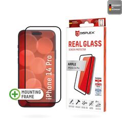 Displex Folie pentru iPhone 14 Pro - Displex Real Glass Full Cover - Black 4028778118181 έως 12 άτοκες Δόσεις