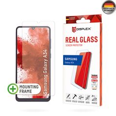 Displex Folie pentru Samsung Galaxy A34 5G - Displex Real Glass 2D - Clear 4028778120221 έως 12 άτοκες Δόσεις