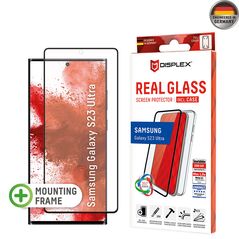 Displex Folie pentru Samsung Galaxy S23 Ultra - Displex Real Glass 3D + Case - Clear 4028778119539 έως 12 άτοκες Δόσεις