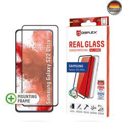 Displex Folie pentru Samsung Galaxy S22 Ultra 5G - Displex Real Glass 3D + Case - Clear 4028778116187 έως 12 άτοκες Δόσεις