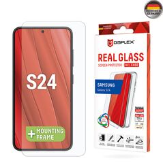 Displex Folie pentru Samsung Galaxy S24 - Displex Real Glass + Case - Clear 4028778122119 έως 12 άτοκες Δόσεις