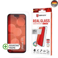 Displex Folie pentru iPhone 15 - Displex Real Glass + Case - Clear 4028778120887 έως 12 άτοκες Δόσεις