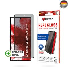 Displex Folie pentru Samsung Galaxy S23 Ultra - Displex Real Glass Privacy Full Cover 3D - Black 4028778119508 έως 12 άτοκες Δόσεις