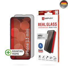 Displex Folie pentru iPhone 13 mini - Displex Real Glass Privacy Full Cover - Black 4028778114077 έως 12 άτοκες Δόσεις