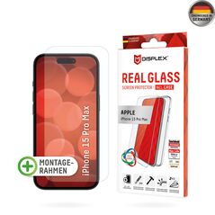 Displex Folie pentru iPhone 15 Pro Max - Displex Real Glass + Case - Clear 4028778120917 έως 12 άτοκες Δόσεις