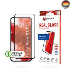 Displex Folie pentru Samsung Galaxy S22 5G / S23 - Displex Real Glass Full Cover - Black 4028778119591 έως 12 άτοκες Δόσεις
