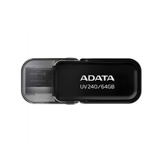Adata 64GB Memory Stick - Adata UV240 (AUV240-64G-RBK) - Black 4713218465405 έως 12 άτοκες Δόσεις