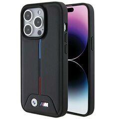 Original Case APPLE IPHONE 15 PRO MAX BMW Hardcase Quilted Tricolor (BMHCP15X22PVTK) black 3666339143589