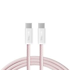 Baseus Type-C to Type-C Cable, Fast Charging 100W, 480Mbps, 1m - Baseus Dynamic 3 Series (P10367000411-00) - Pink 6932172651640 έως 12 άτοκες Δόσεις