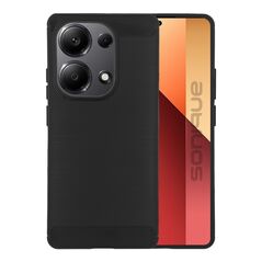 Θήκη Σιλικόνης Sonique Carbon Brushed Xiaomi Redmi Note 13 Pro 4G / Poco M6 Pro 4G Μαύρο - Sonique - Μαύρο - Poco M6 Pro 4G, Redmi Note 13 Pro 4G