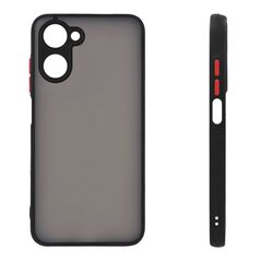 Θήκη Σιλικόνης Color Button Bumper Sonique Realme 10 4G Μαύρο - Sonique - Μαύρο - Realme 10 4G