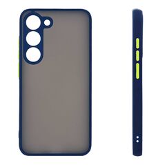 Θήκη Σιλικόνης Color Button Bumper Sonique Samsung Galaxy S23 Μπλέ - Sonique - Μπλέ - Galaxy S23