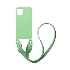 Θήκη Σιλικόνης με Strap CarryHang Sonique Apple iPhone 11 Πράσινο Σκούρο - Sonique - Πράσινο Σκούρο - iPhone 11