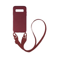 Θήκη Σιλικόνης με Strap CarryHang Sonique Samsung Galaxy S10 Plus Μπορντώ - Sonique - Μπορντώ - Galaxy S10 Plus