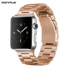 Λουράκι Stainless Steel Bracelet Sonique Classic για Apple Watch (38/40/41MM) Μπρονζέ - Sonique - Μπρονζέ - Λουράκια