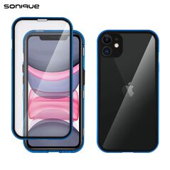 Μαγνητική Μεταλλική Θήκη 360° Full Protector Sonique για Apple iPhone 11 Μπλέ - Sonique - Μπλέ - iPhone 11