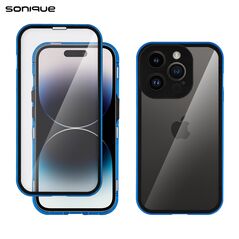 Μαγνητική Μεταλλική Θήκη 360° Full Protector Sonique για Apple iPhone 14 Pro Μπλέ - Sonique - Μπλέ - iPhone 14 Pro