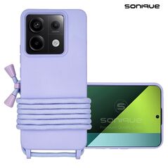 Θήκη Σιλικόνης με Κορδόνι CarryHang Sonique Xiaomi Redmi Note 13 Pro 5G / Poco X6 5G Λιλά - Sonique - Λιλά - Poco X6 5G, Redmi Note 13 Pro 5G