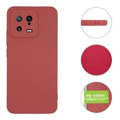 Θήκη Σιλικόνης My Colors Sonique Xiaomi Xiaomi 13 5G Μπορντό Ανοιχτό - Sonique - Μπορντό Ανοιχτό - Xiaomi 13 5G