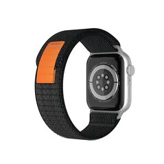 Λουράκι Nylon Loop Band Sonique για Apple Watch (42/44/45/49MM) Μαύρο - Sonique - Μαύρο