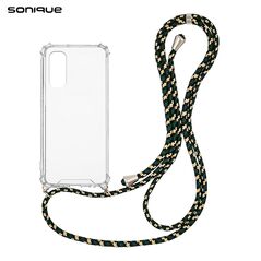 Θήκη Σιλικόνης με Κορδόνι Sonique Armor Clear Samsung Galaxy M54 5G Rainbow Πράσινο - Sonique - Rainbow Πράσινο - Galaxy M54 5G