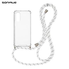 Θήκη Σιλικόνης με Κορδόνι Sonique Armor Clear Samsung Galaxy M54 5G Rainbow Λευκό - Sonique - Rainbow Λευκό - Galaxy M54 5G