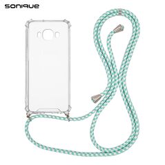 Θήκη Σιλικόνης με Κορδόνι Sonique Armor Clear Samsung Galaxy J7 (2016) Rainbow Βεραμάν - Sonique - Rainbow Βεραμάν - Galaxy J7 (2016)