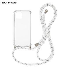 Θήκη Σιλικόνης με Κορδόνι Sonique Armor Clear Xiaomi Redmi A1 / Redmi A2 Rainbow Λευκό - Sonique - Rainbow Λευκό - Redmi A1, Redmi A2