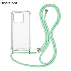 Θήκη Σιλικόνης με Κορδόνι Sonique Armor Clear Xiaomi Xiaomi 13 Pro 5G Βεραμάν - Sonique - Βεραμάν - Xiaomi 13 Pro 5G