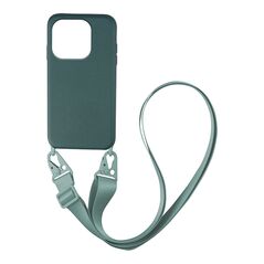 Θήκη Σιλικόνης με Strap CarryHang Sonique Xiaomi Redmi 12C Πράσινο Σκούρο - Sonique - Πράσινο Σκούρο - Redmi 12C