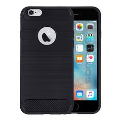 Θήκη Σιλικόνης Sonique Carbon Brushed Apple iPhone 6/6s Μαύρο - Sonique - Μαύρο - iPhone 6/6s