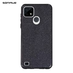 Θήκη Σιλικόνης Sonique Shiny Realme C21 Μαύρο - Sonique - Μαύρο - Realme C21