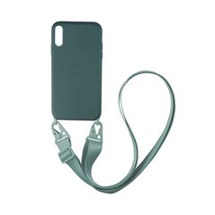 Θήκη Σιλικόνης με Strap CarryHang Sonique Xiaomi Redmi 9A / Redmi 9AT Πράσινο Σκούρο - Sonique - Πράσινο Σκούρο - Redmi 9A, Redmi 9AT