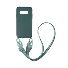 Θήκη Σιλικόνης με Strap CarryHang Sonique Samsung Galaxy S10 Πράσινο Σκούρο - Sonique - Πράσινο Σκούρο - Galaxy S10