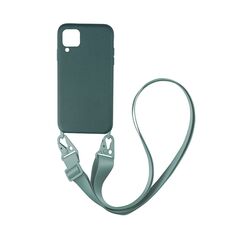 Θήκη Σιλικόνης με Strap CarryHang Sonique Samsung Galaxy A22 4G / Galaxy M32 4G / Galaxy M22 4G Πράσινο Σκούρο - Sonique - Πράσινο Σκούρο - Galaxy A22 4G, Galaxy M22 4G, Galaxy M32 4G