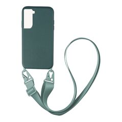 Θήκη Σιλικόνης με Strap CarryHang Sonique Samsung Galaxy S22 Plus Πράσινο Σκούρο - Sonique - Πράσινο Σκούρο - Galaxy S22 Plus