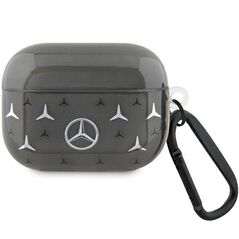 Original Case APPLE AIRPODS PRO Mercedes Cover Large Star Pattern (MEAP8DPMGS) black 3666339094515