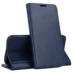 Case XIAOMI POCO F4 GT Wallet with a Flap Leatherette Holster Magnet Book navy blue 5900495031662