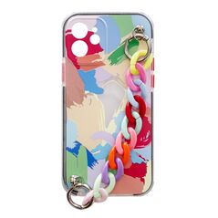Color Chain Case gel flexible elastic case cover with a chain pendant for Samsung Galaxy A72 4G multicolour  (4)
