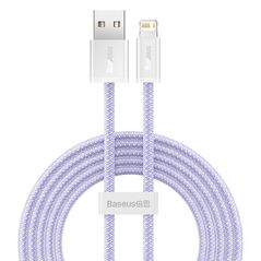 USB cable for Lightning Baseus Dynamic 2 Series, 2.4A, 2m (purple) 6932172620851