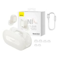 Wireless earphones Baseus Bowie EZ10 (white) 6932172630867