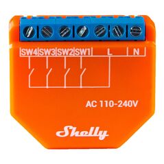 Shelly  059200  Plus i4 έως και 12 άτοκες δόσεις 3800235265079