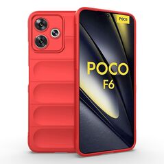 Techsuit Case for Xiaomi Poco F6 - Techsuit Magic Shield - Red 5949419190825 έως 12 άτοκες Δόσεις