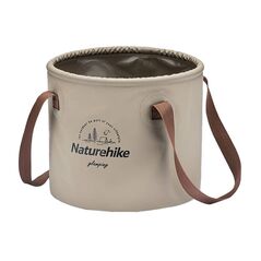 Naturehike Naturehike 10L round collapsible bucket NH20SJ040 light brown 066134  NH20SJ040 έως και 12 άτοκες δόσεις 6927595764619