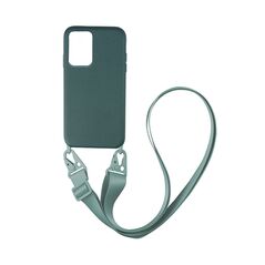 Θήκη Σιλικόνης με Strap CarryHang Sonique Samsung Galaxy A52 4G/5G / Galaxy A52s 5G Πράσινο Σκούρο 5201101704520