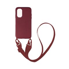 Θήκη Σιλικόνης με Strap CarryHang Sonique Xiaomi Poco F3/Mi 11i Μπορντώ 5201101724733